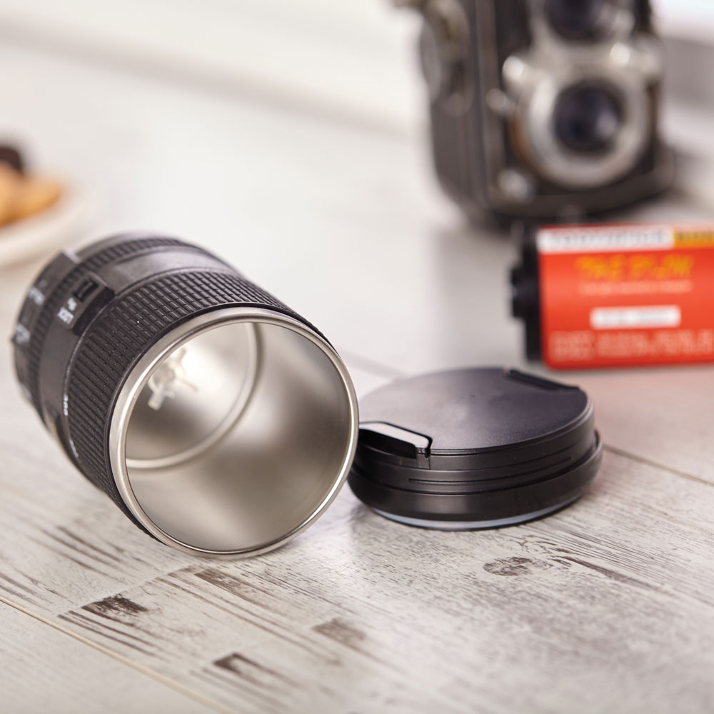 NIKON Camera Lens Self-Stirring Mug