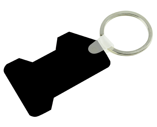 No.1 PVC Keyring