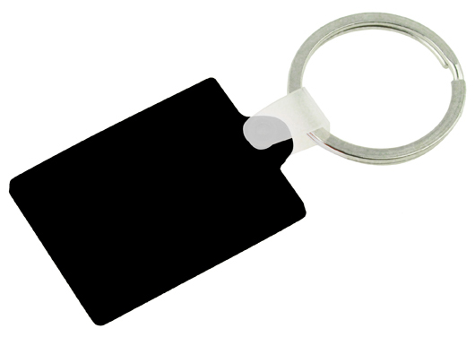 Rectangle PVC Keyring