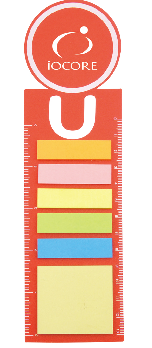 PP Sticky notes with Bookmark & Ruler