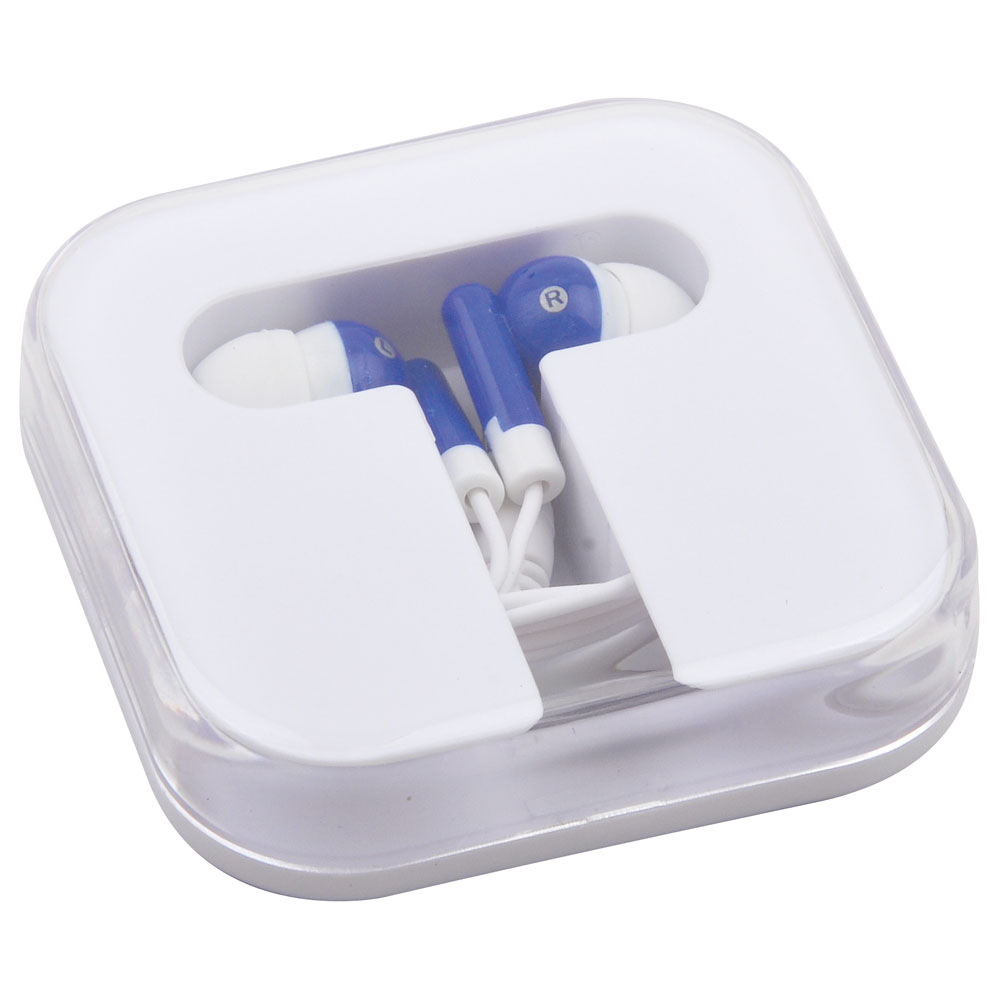 Earbuds in Square Case